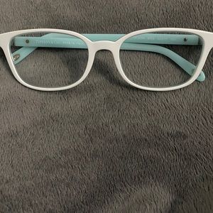 Tiffany & Co white glasses and Case